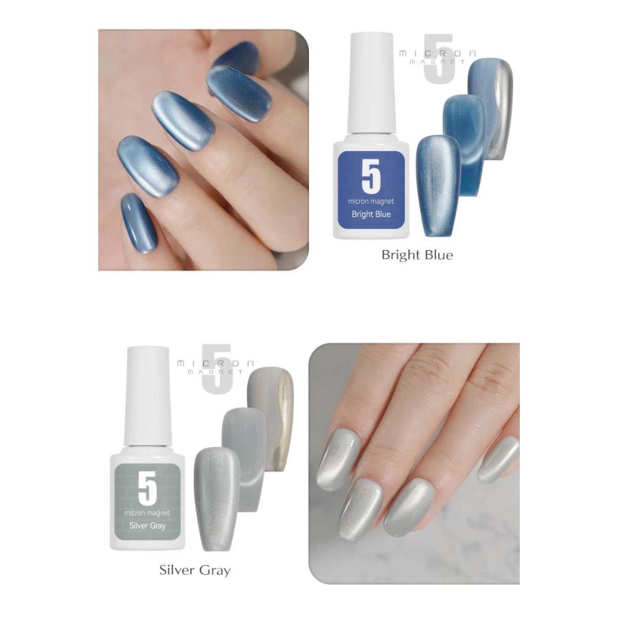 ネイルカラー・マニキュア NAIL POLISH Magnet 4 color set 春夏の流行色 限定カラー まるでセラミック 超微粒 5ミクロン