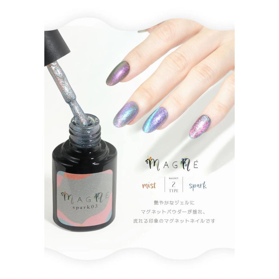 Magne マグネ カラージェル ジェルネイル ミスト スパーク 5micron 5