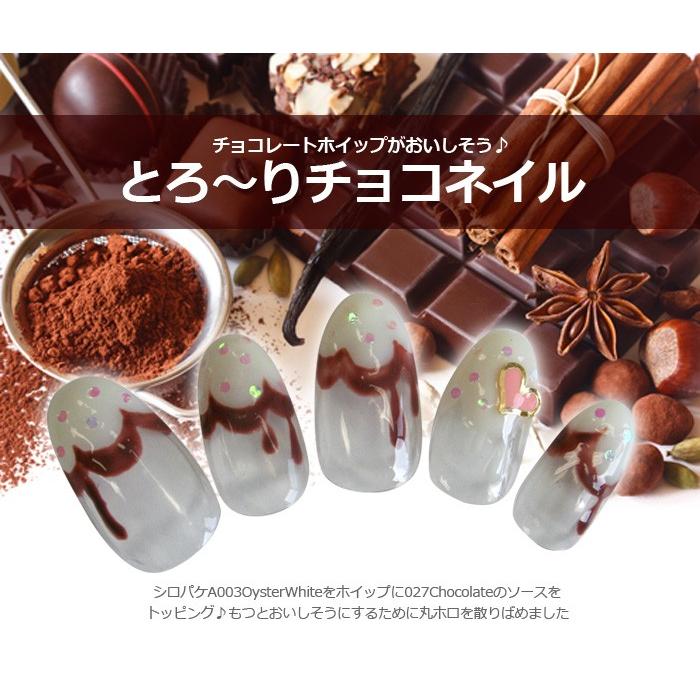 バレンタインネイル カラージェル027chocolate使いまわしデザインno2とろ りチョコネイル Chocolate Sample002 ネイル工房 通販 Yahoo ショッピング