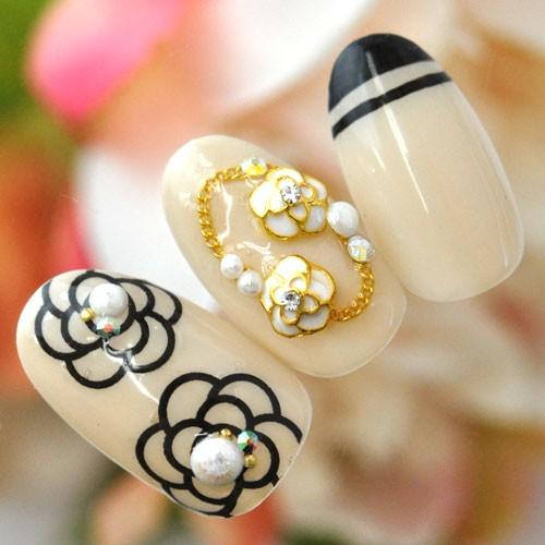 ネイルシール フラワー 花 カメリア ネイル工房 | ジェルネイル ネイル