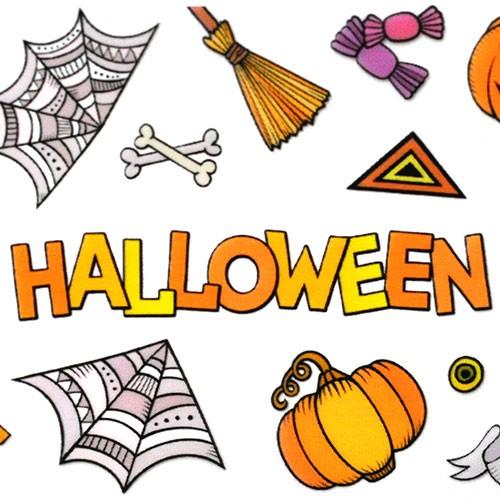 ハロウィン かぼちゃ 文字 ミラーホイル ジェルネイル ネイル パーツ