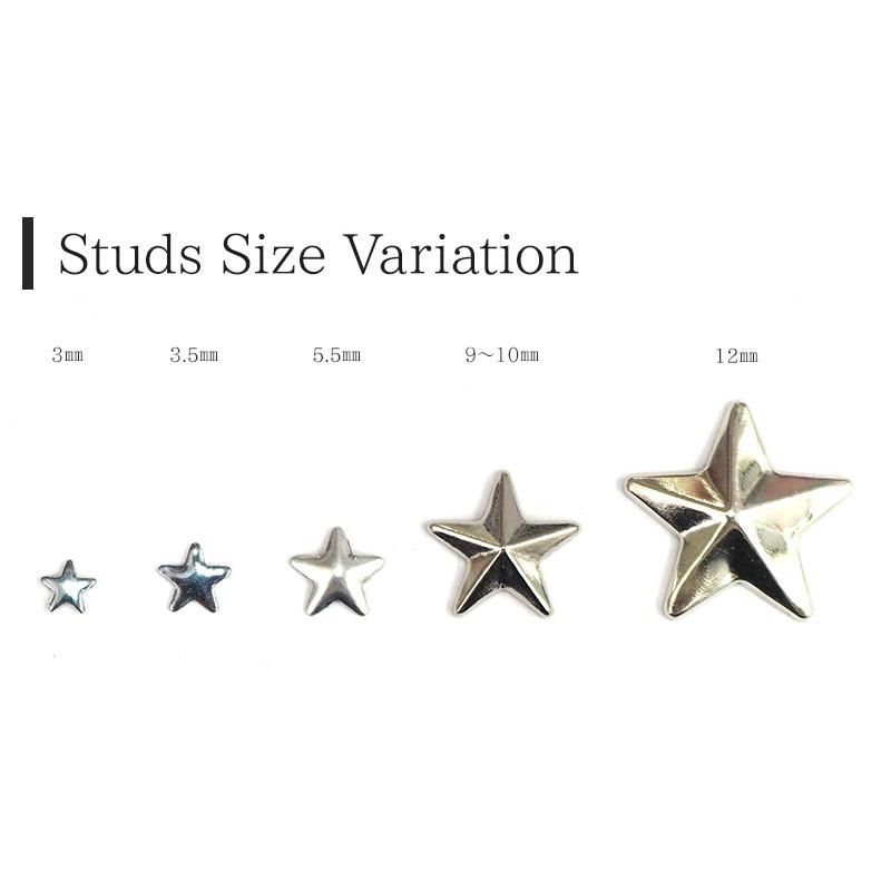 デコ ネイル メタルスタッズ( 星スタッズ )( あすつく )( パーツ ) デコレーションパーツ ワンちゃんデコパーツ 50個 1904 子供 犬 アニマル デコ パーツ アクリル YM1-1017