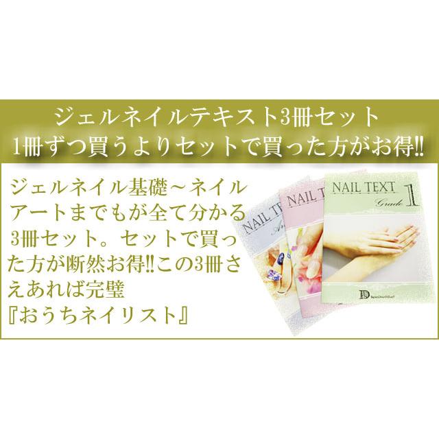 ジェルネイルテキスト 3冊セット ）メール便送料無料（ あすつく
