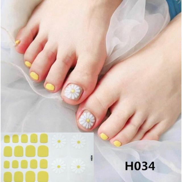 貼るだけ♪フットネイルステッカー フットネイル ジェルネイル フット