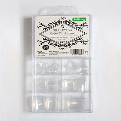 SHAREYDVA ネイルチップ クリアチップ つけ爪 チップサンプル 