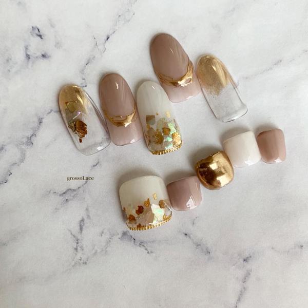 メール便ok ネイルパーツ メタリックアイテム ネイルパフェ メタルペーパー ゴールド ネイルワールド 通販 Yahoo ショッピング