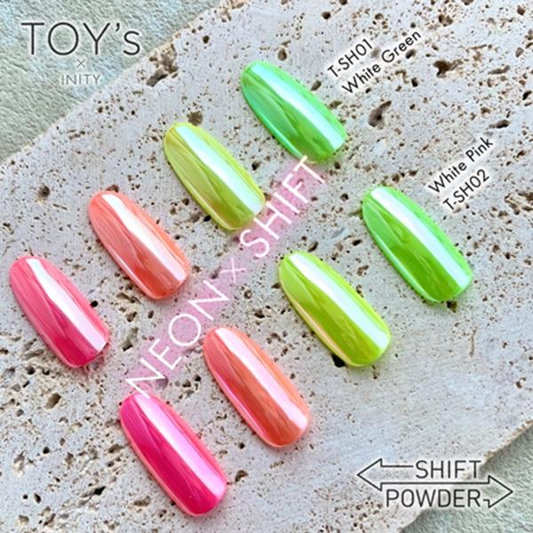 TOY's × INITY シフトパウダー TSH02 ホワイトピンク｜nailworld｜05