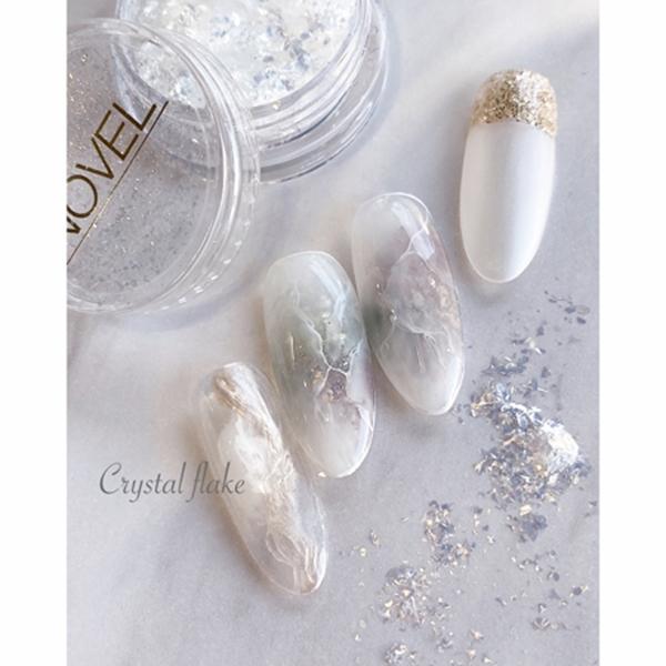 ネイル　novel NOVEL Crystal flake(aqua) : ネイルワールド - 通販 - Yahoo!ショッピング