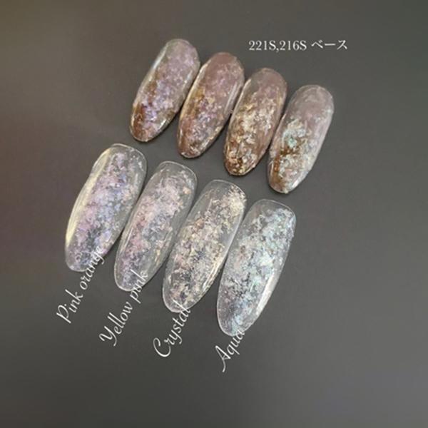 NOVEL Crystal flake(aqua) : ネイルワールド - 通販 - Yahoo!ショッピング
