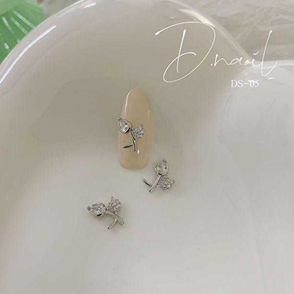 D．nail ジュエリービジューパーツ DS−05 フラワー : ネイル