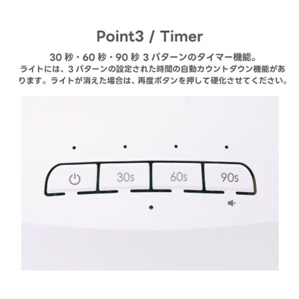 SHAREYDVA マルチLEDライト Bee(ビー) コードレス アッシュグレー 30w