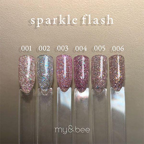 マイビー スパークルフラッシュ 6色セット my&bee マイビー スパークルフラッシュセットA(001~006/6色) SP-SA
