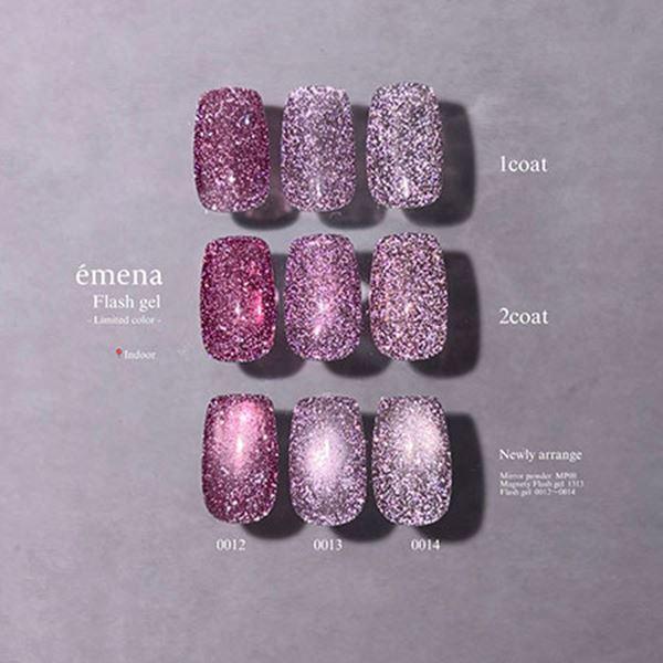 emena Flash gel 3色セット 0012~0014 (エメナ マグネティフラッシュ