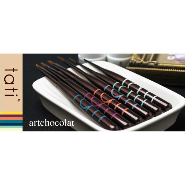 ネイルブラシ ジェルブラシ tati タチ アートショコラ gris （グリ