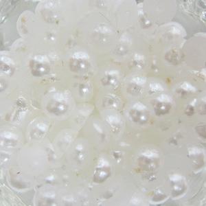 ネイルパーツ パール ネイルガーデン パールストーン 3mm ホワイト