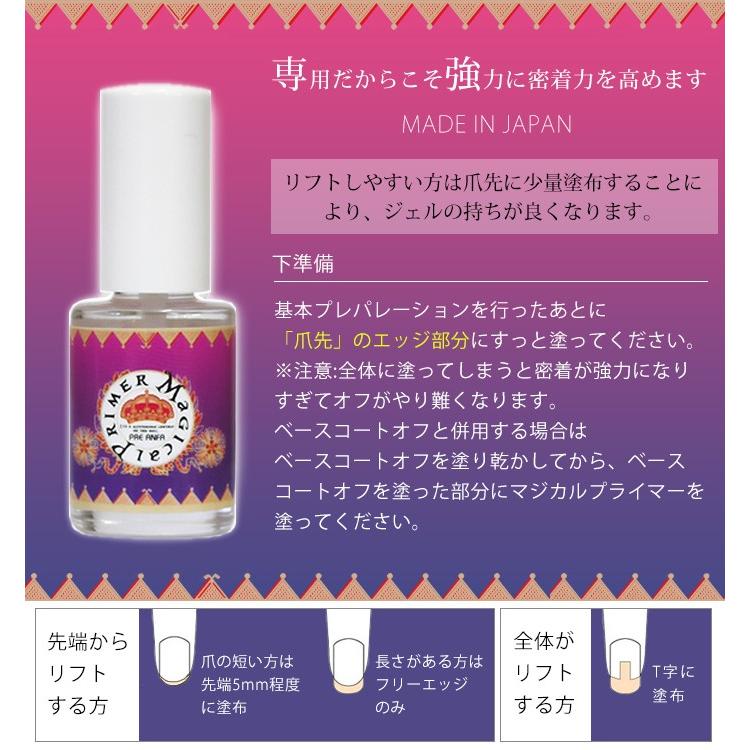 プリジェル PREGEL マジカルプライマー 7ml ジェルネイル セルフ 長持ち ネイル密着 プライマー ネコポス発送 送料無料｜nailworld｜03