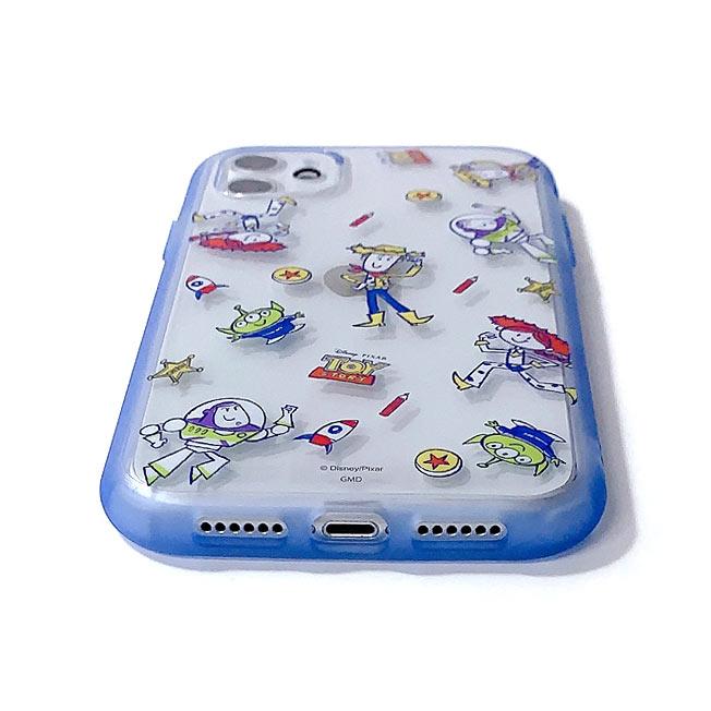 iPhone11 ケース イーフィット クリア ディズニー 耐衝撃 アイフォン11