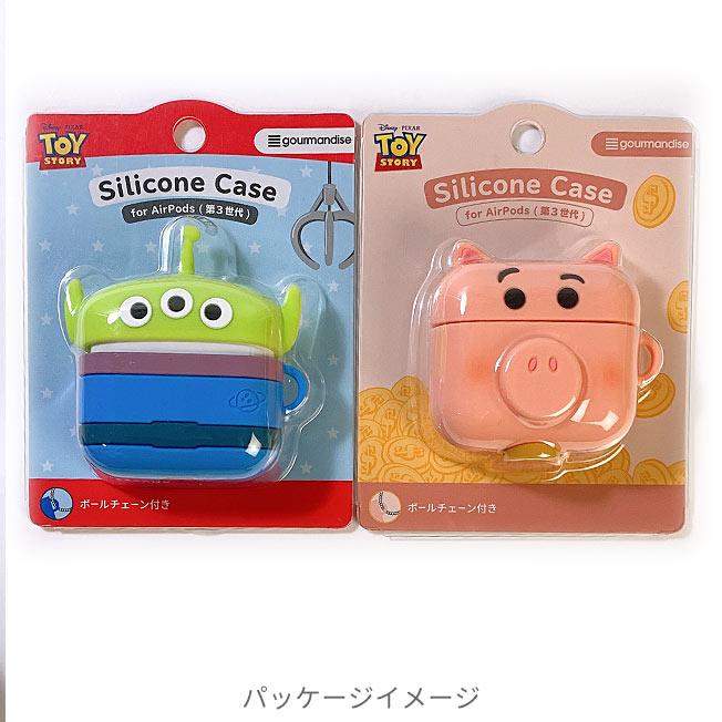 AirPods本体 エイリアンデザインケース付き ハムとエイリアンのイラストデザイン！PGA ディズニー＆ピクサー「トイ