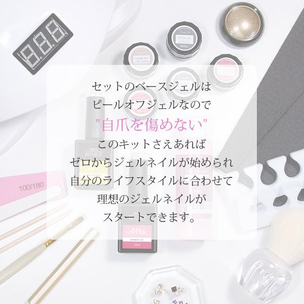 NAIL REPUBLIC ジェルネイルキット ピールオフ スターターキット