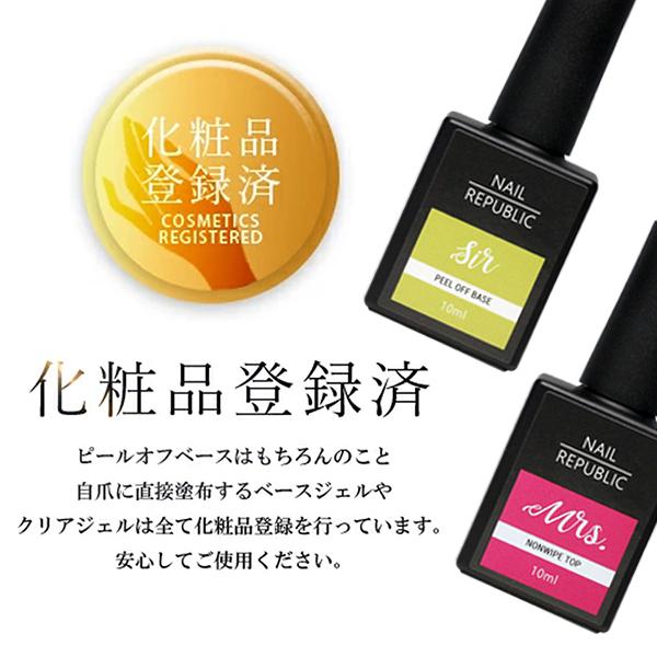 NAIL REPUBLIC ジェルネイルキット ピールオフ スターターキット