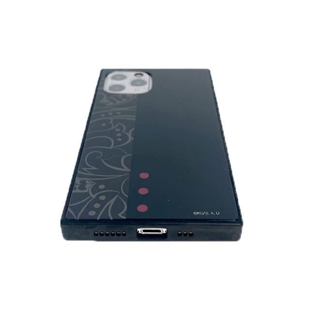 鬼滅の刃 鬼舞辻無惨 iPhone11Pro スクエアガラスケース スマホケース