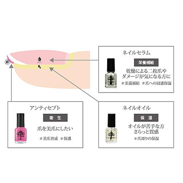 LCN ダメージネイルケア 3点セット 8ml お得な3点セット 爪のケア ケア