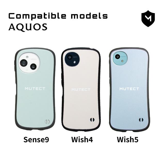 レビュー特典あり MUTECT AQUOS Wish5 wish4 aquos sense9 アクオス 耐衝撃 TPU ケース カバー ストラップホール スマホ バイカラー 韓国 くすみカラー | MUTECT | 16