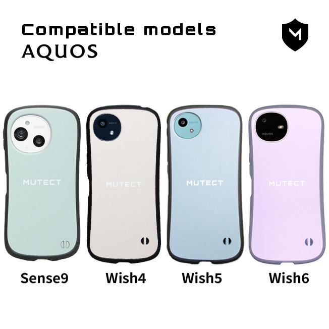 レビュー特典あり AQUOS Wish6 Wish5 wish4 aquos sense9 アクオス 耐衝撃 TPU ケース カバー ストラップホール スマホ バイカラー 韓国 くすみカラー MUTECT | MUTECT | 17