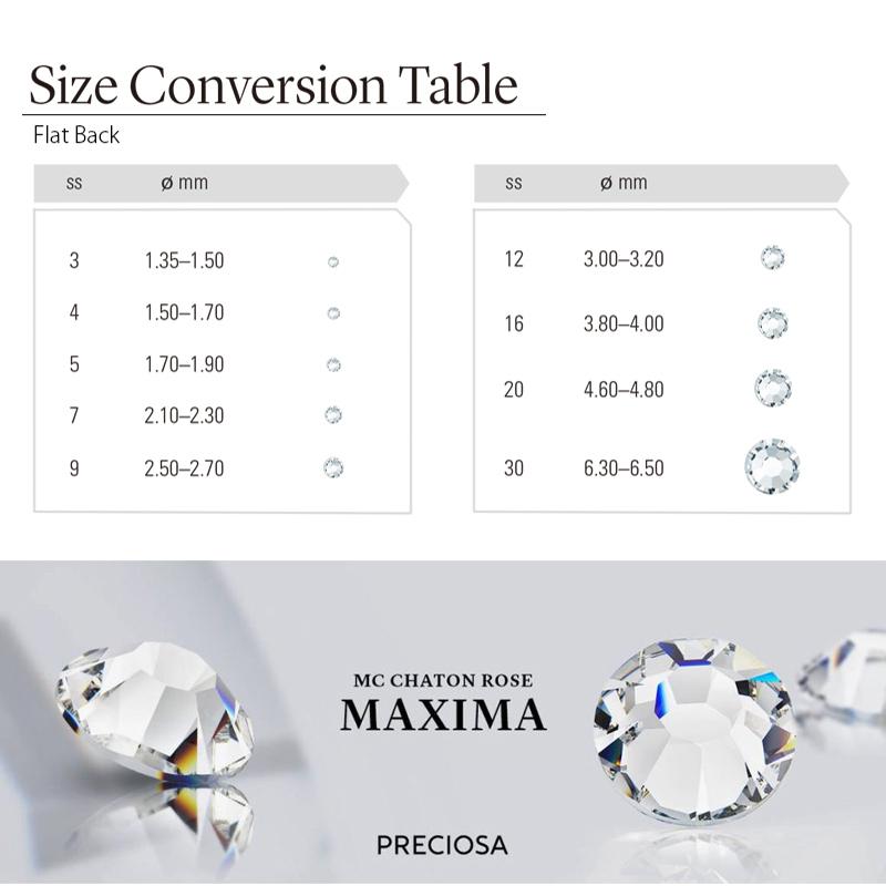 未使用 プレシオサ ラインストーン ss9 クリスタル アクセサリー素材 『プレシオサ ラインストーン MAXIMA 43811615