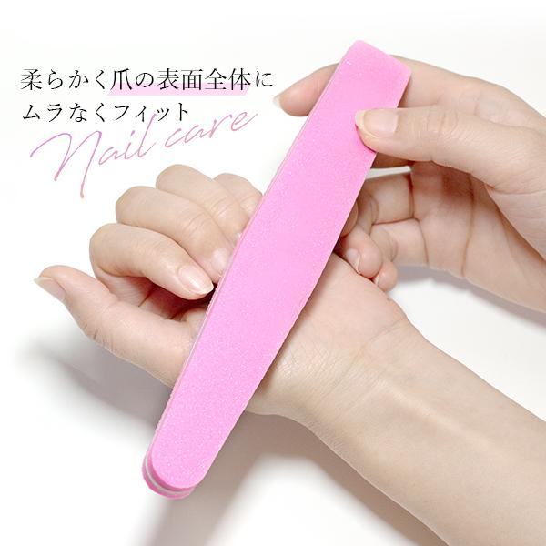 新品 未使用 フルーリア シャイナー ネイル ネイルケア スポンジファイル NAIL REPUBLIC ピンクスポンジファイル ネイルファイル 100/180 10本