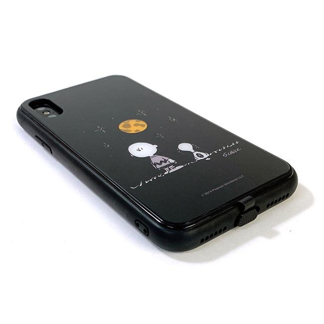iPhoneX iPhoneXS ケース スヌーピー iFlash 着信で光る 耐衝撃