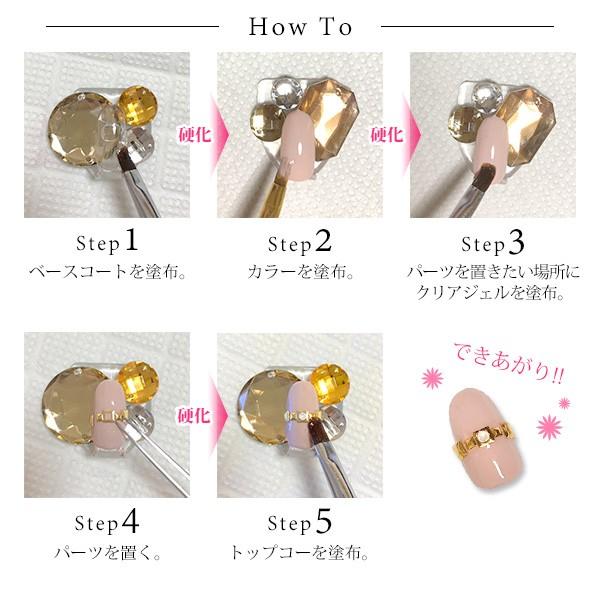 ネイルパーツ ゴールド スタッズ メタルスクエア 15P kstuds : ネイル