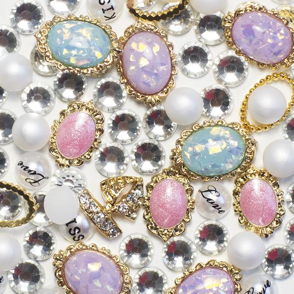 【ご購入者様全員に】10円でミックスパーツをGet♪高品質なネイルパーツ・パールをミックスしてプレゼント♪ | 