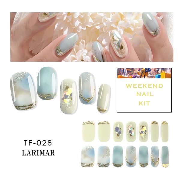 ジェルネイルキット ジェルネイルシール 新デザイン 選べる3デザイン スターターキット ネイルキット ジェルネイル セット 貼るだけ 硬化タイプ 簡単 セルフ | AMAZE | 15