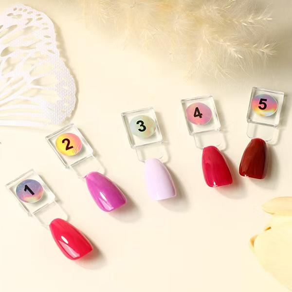 NAIL REPUBLIC カラーチャート チップ型 マグネット付き 50個セット