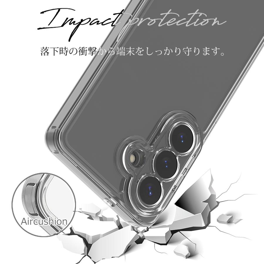 Galaxy S25 S26 TPU PC クリア ケース カバー ギャラクシー シンプル