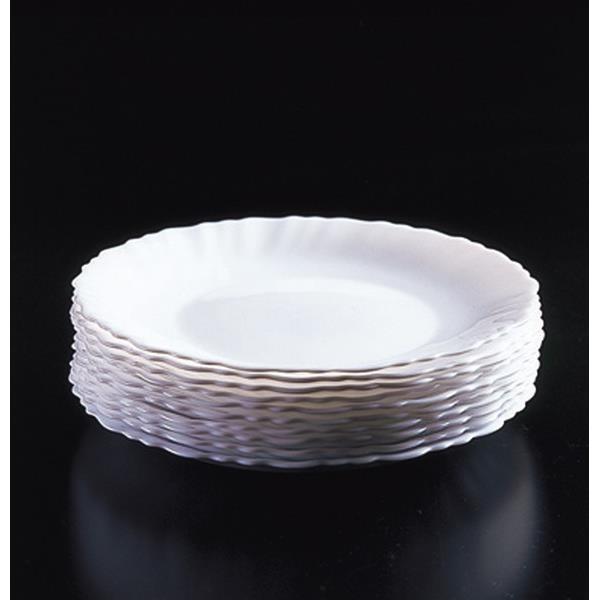 ボルミオリロッコ じょうぶな白い取皿 10枚組 セット 強化ガラス 白い