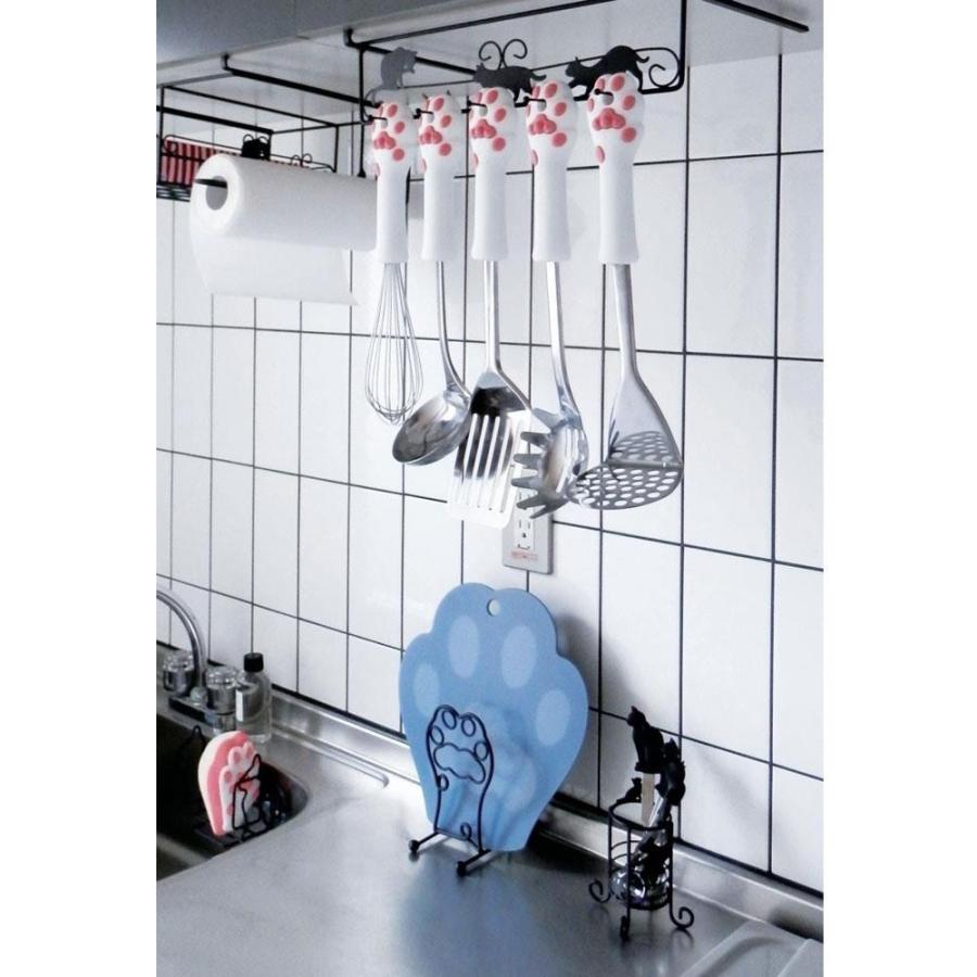 Abeille まな板スタンド ネコ 猫 ねこ まな板立て キッチン収納 シンプル かわいい おしゃれ シルエット 黒猫 ネコポス不可 エクリュ Yahoo 店 通販 Yahoo ショッピング