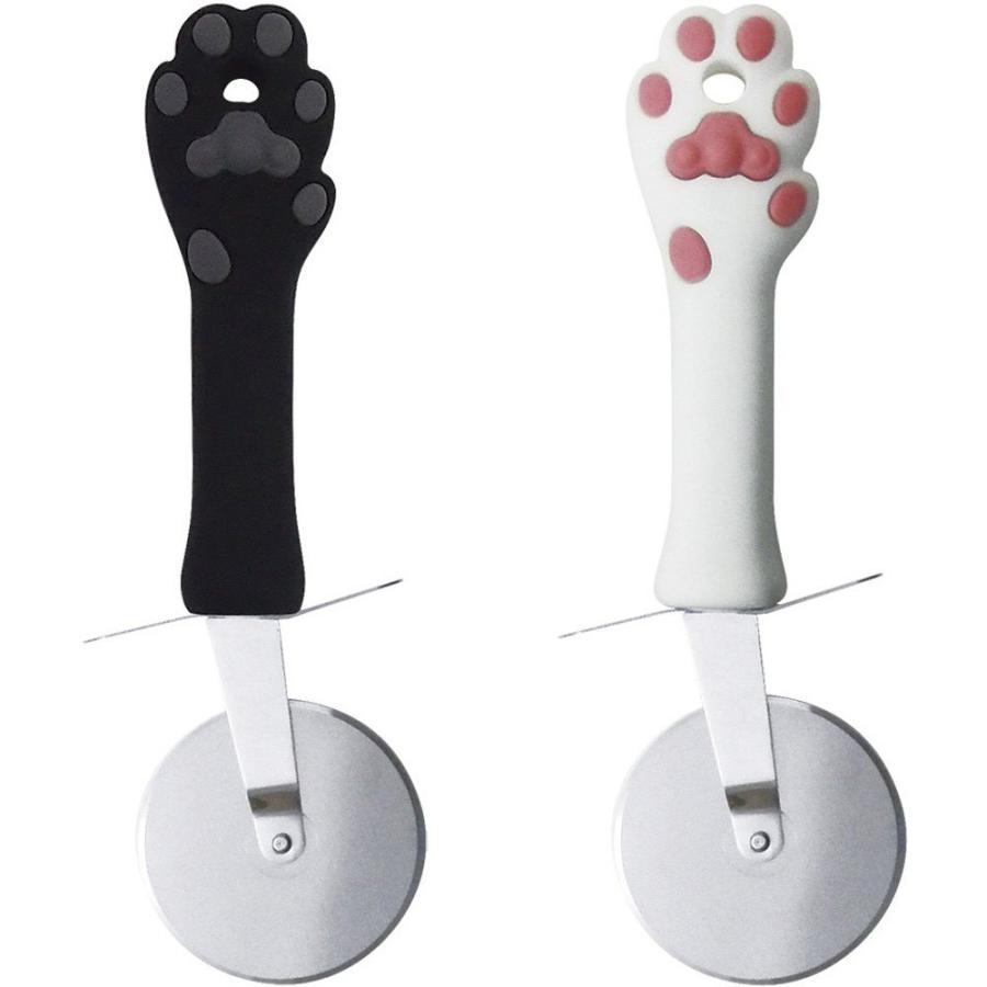 Abeille ピザカッター 肉球 ネコ キッチンツール プレゼント 猫 ねこ かわいい おしゃれ 白猫 黒猫 ネコポスok エクリュ Yahoo 店 通販 Yahoo ショッピング