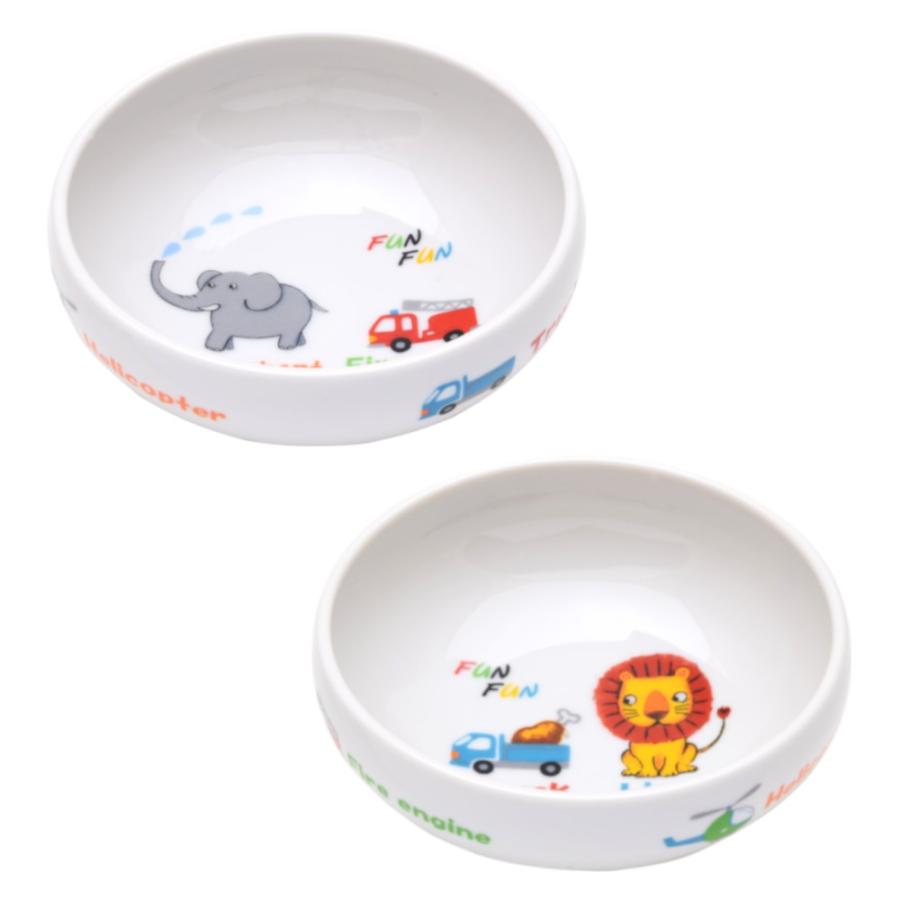 ファンファン すくいやすいボウル ２枚組 小皿 小鉢 日本製 子ども用 食器 動物 アニマル セット かわいい エクリュ Yahoo 店 通販 Yahoo ショッピング