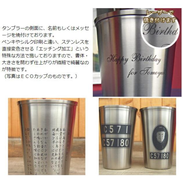 名前・メッセージが入る！ FROZEN CUBE 二重タンブラー＆キューブ2P 350ml 専用箱入り | 山勝 美濃陶苑 | 06