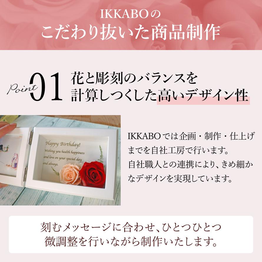 プレゼント 母の日 フォトフレーム プリザーブドフラワー 写真立て 名入れ フラワーアレンジメント メッセージ 横 誕生日 結婚祝 両親 記念品 お祝い T001 名入れフラワーギフト Ikkabo 通販 Yahoo ショッピング