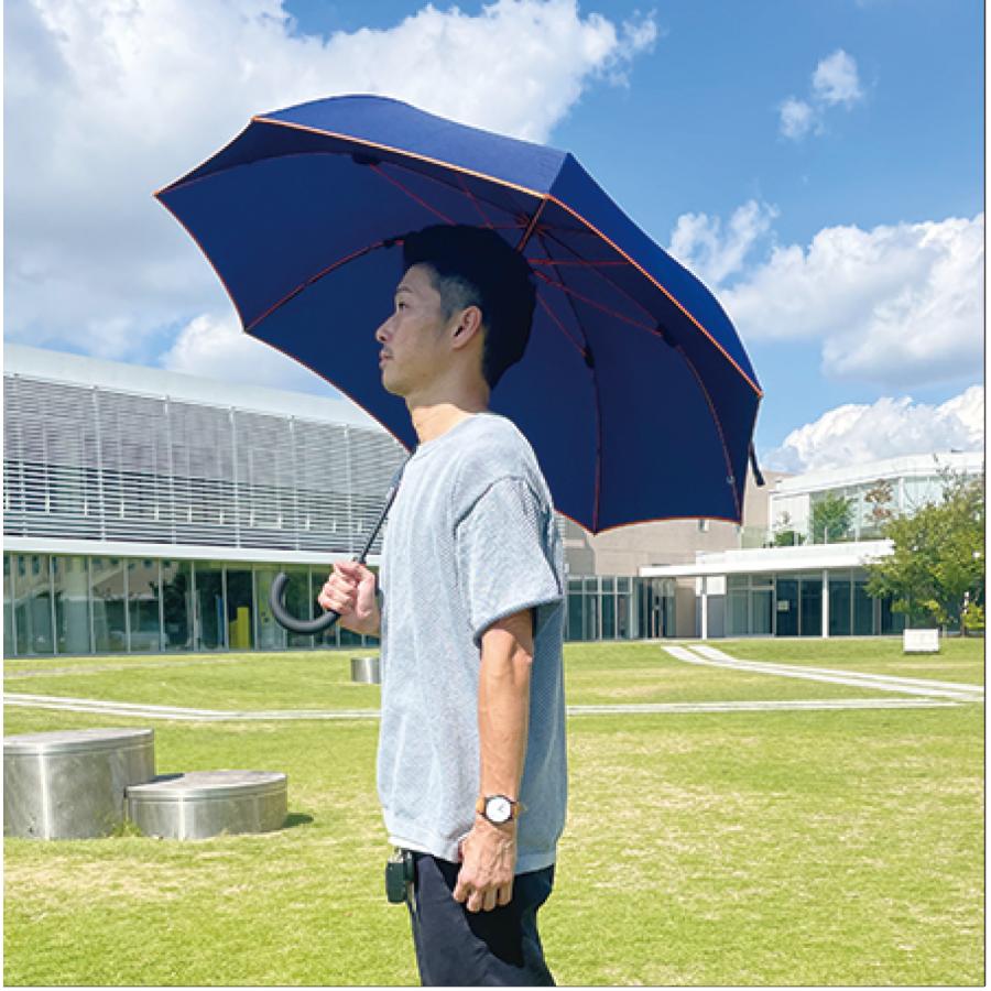 傘 65cm メンズ カラーグラスファイバー骨 ジャンプ傘 雨傘 紳士