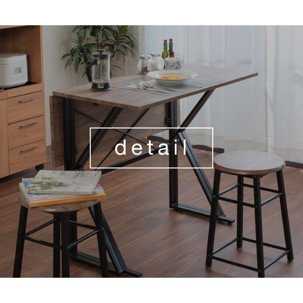 ダイニングセット 折りたたみ ダイニングテーブル チェア 2点