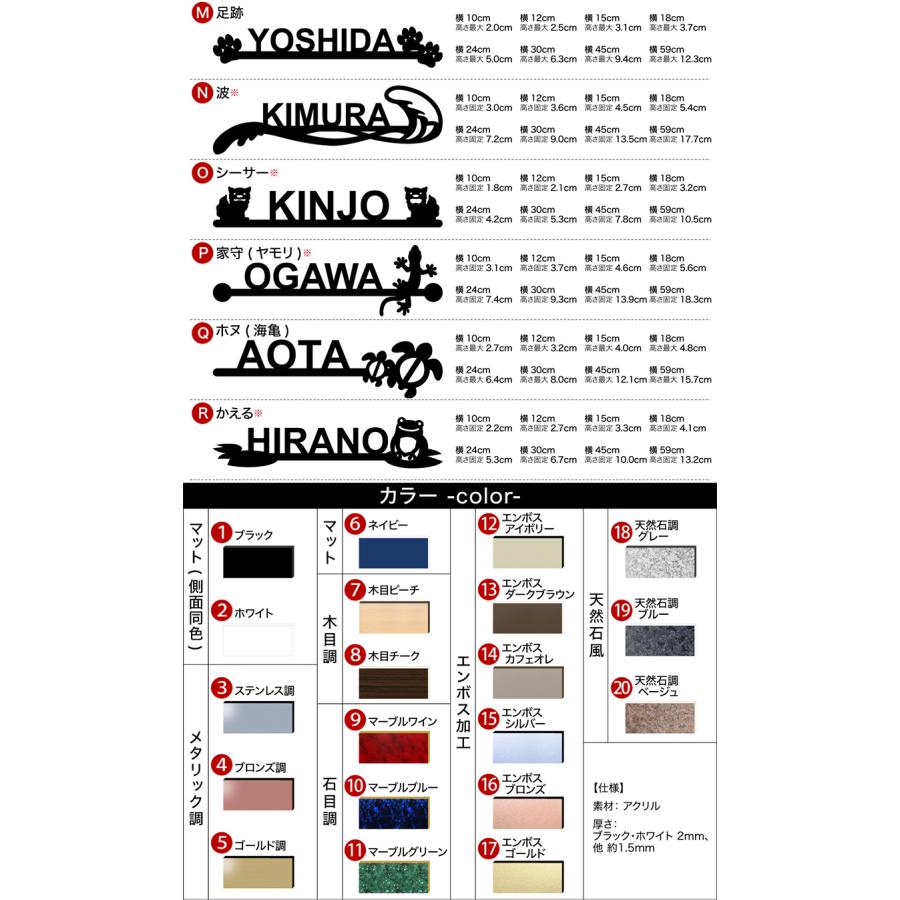 Ribon★(◕ᴗ◕✿)♥＊コンクリート背景アクリル表札＊４５度斜めカット コンクリート・ペイント調アクリル表札＊透明4辺45度斜め