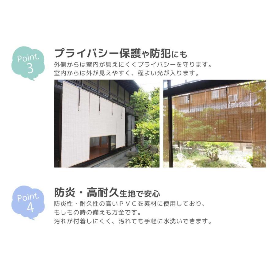 冬バーゲン 特別送料無料 すだれ 屋外 外吊り Pvc 規格品 幅 高さ60cm Wantannas Go Id