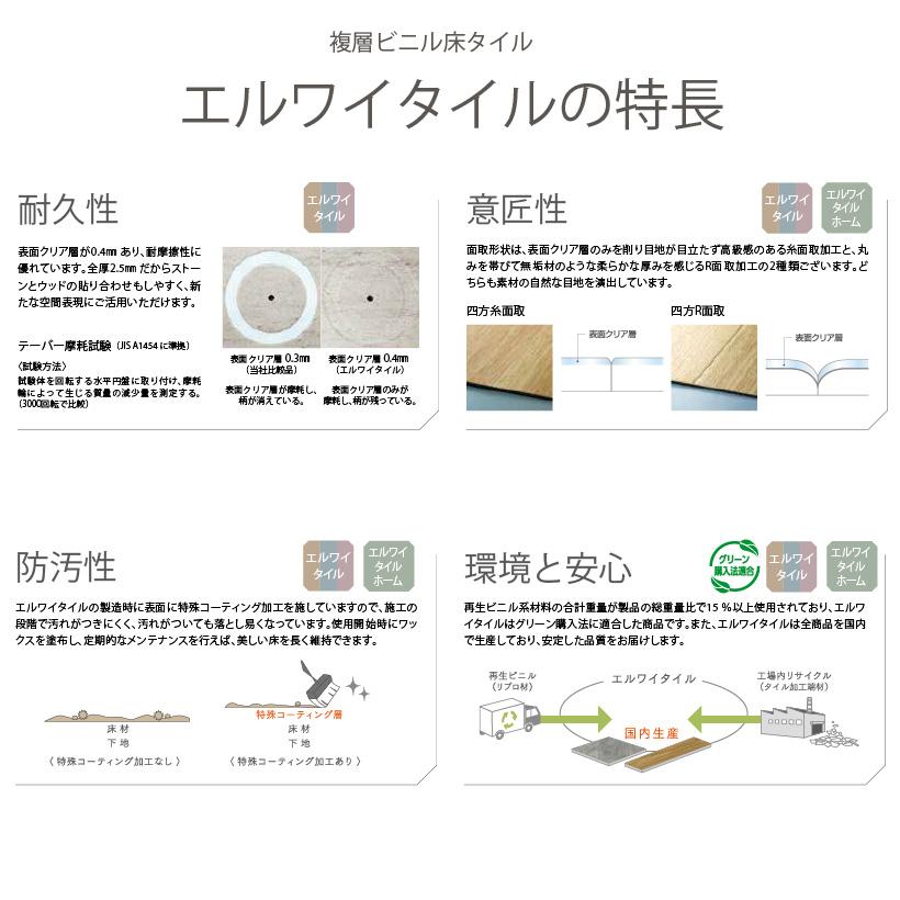 フロアタイル リリカラ フローリング 材 床材 エルワイタイル カラー 18枚入り｜naisououendan-y｜04