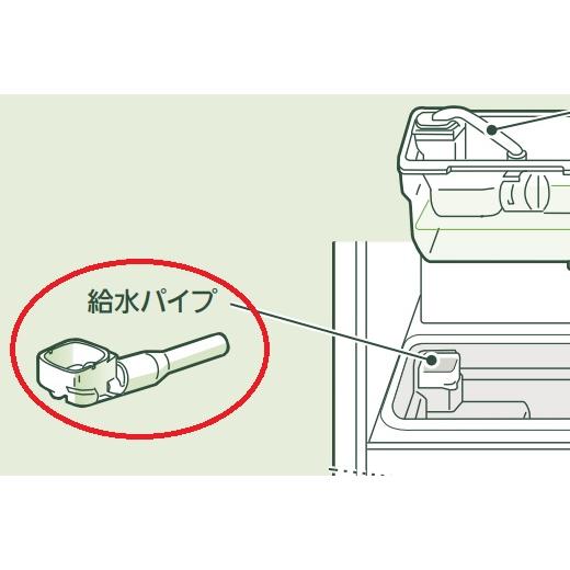 三菱（MITSUBISHI） 冷蔵庫用自動製氷機給水パイプ M20KA0525 : ないと
