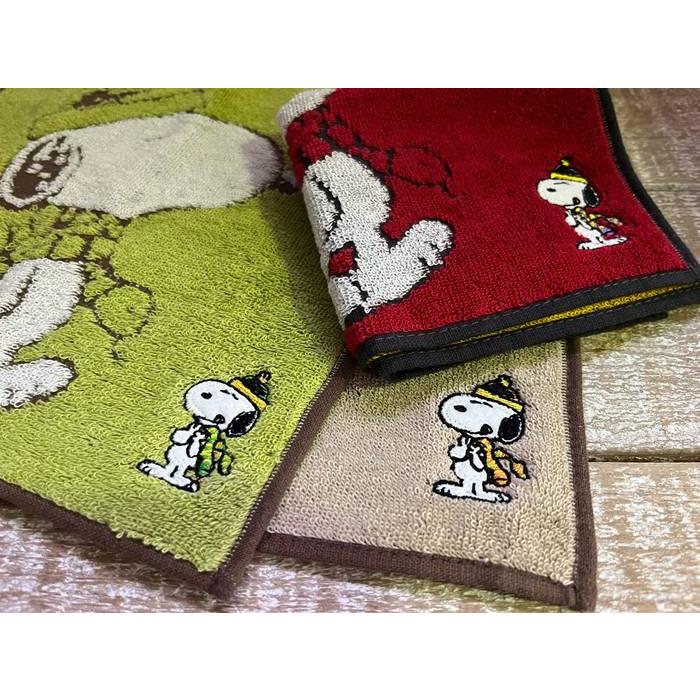 メール便OK】 2025年 干支ハンカチ・スヌーピー タオルハンカチ (約
