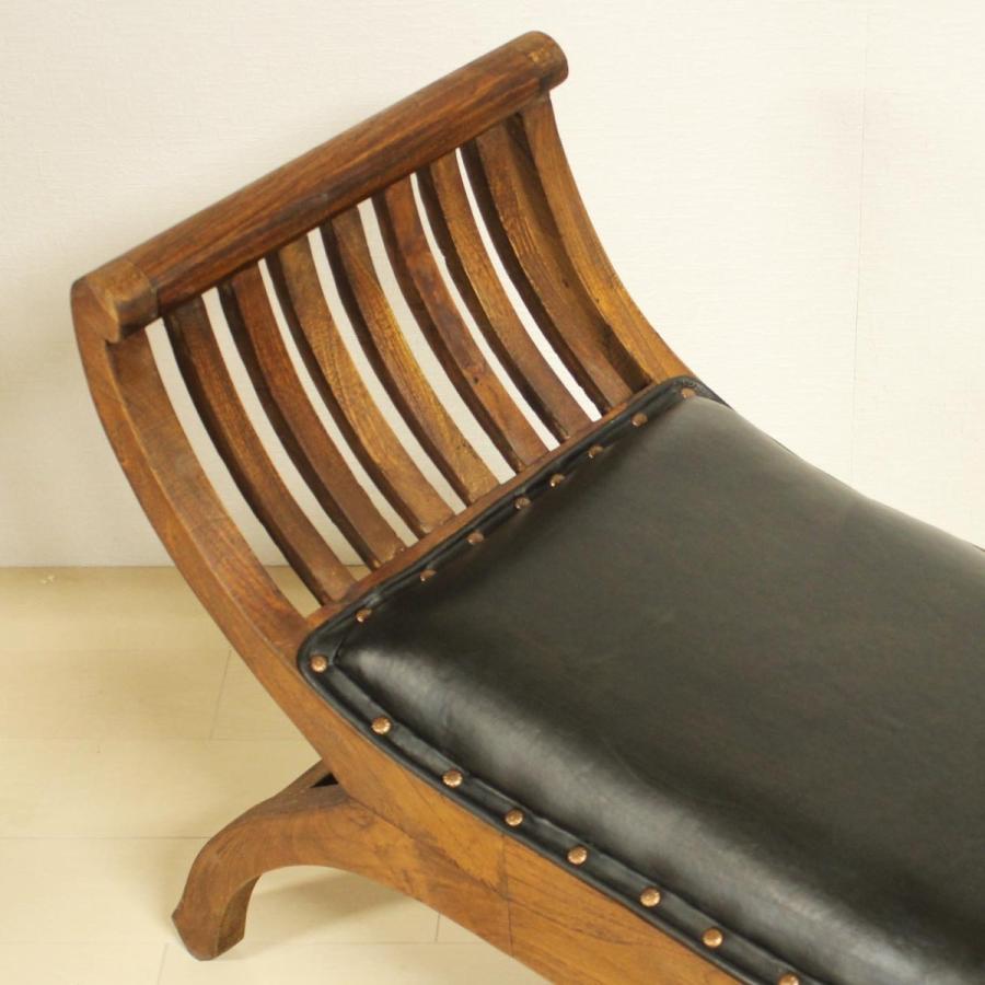 カルティニベンチ アンティークウォッシュ ウォルナットブラウン 本革